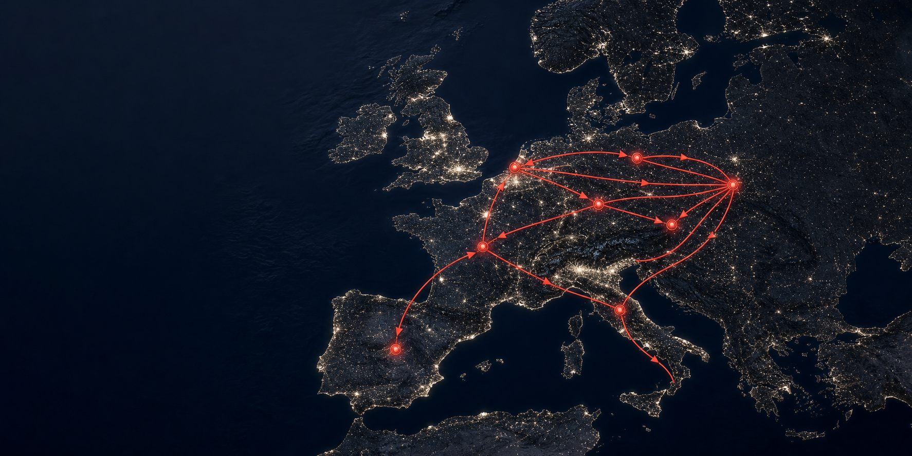 European transport routes